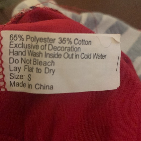 “All American Cutie” little girl fur baby dress - Picture 3 of 3